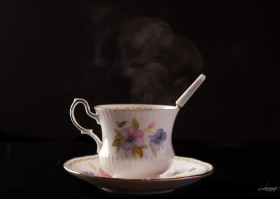 Tasse avec vrai vapeur